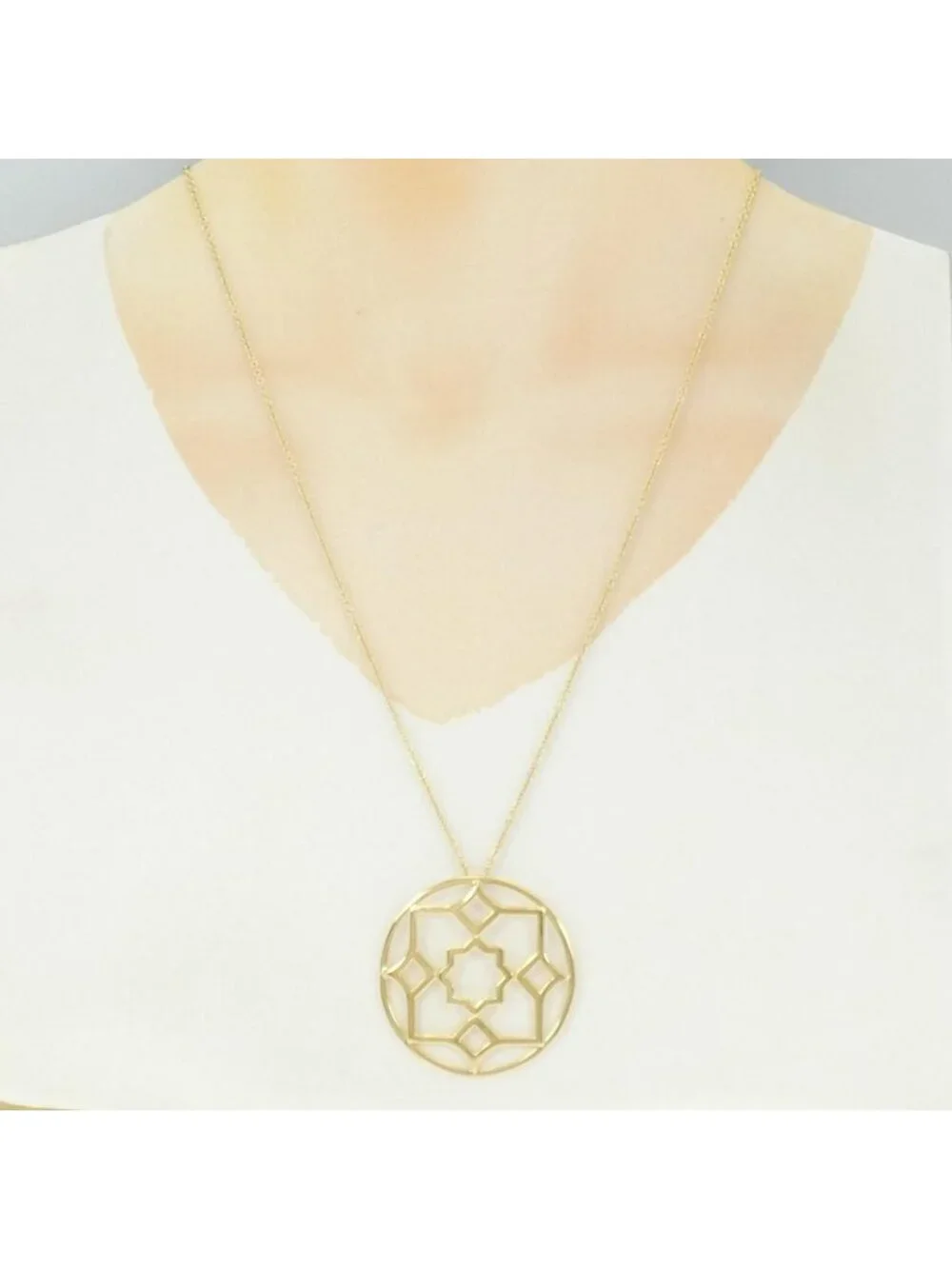 Tiffany & Co Paloma Zellige Medallion Necklace